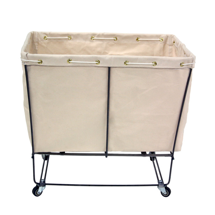 Steele Canvas Elevated Rolling Laundry & Utility Cart with Removable